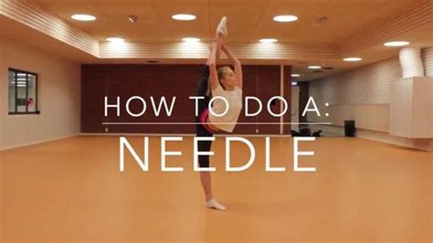 How to do a: Needle | Dance flexibility stretches, Dance stretches, Needle stretches