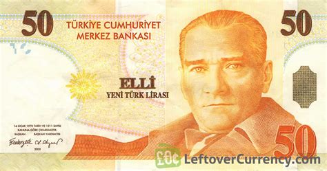 50 Turkish Lira (8th emission group 2005) - exchange yours today