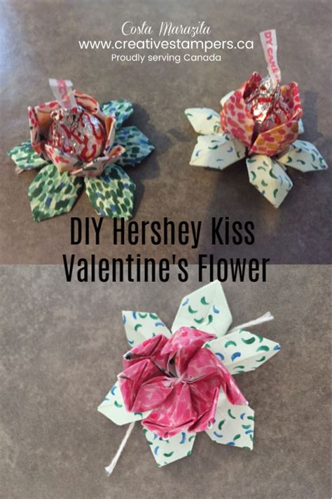 Shower you Valentine with chocolate and flowers with this simple DIY Hershey Kiss Valentine's ...