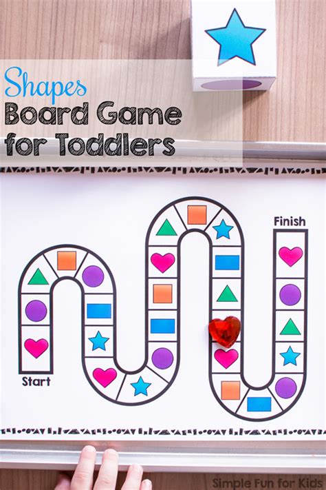 Shapes Board Game for Toddlers - Simple Fun for Kids