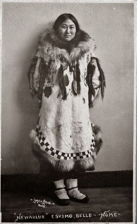 native american traditional dress | Two Native American Inuit Women of Alaska taken around 1910 ...