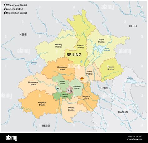 Beijing District Map