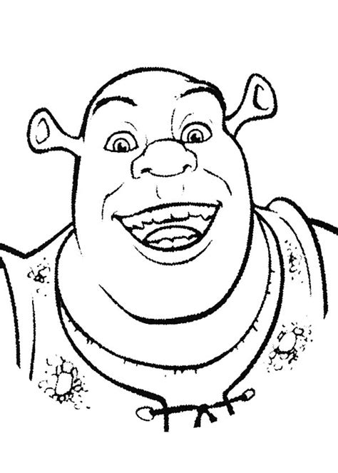 Printable Shrek Coloring Pages