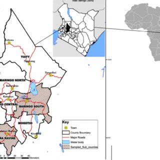 | Map of Baringo County, Kenya. | Download Scientific Diagram