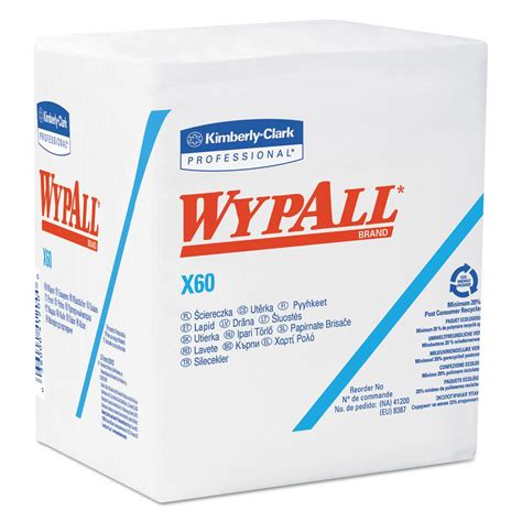 Kimberly-Clark PROFESSIONAL 34865 X60 Wipers Tissue 1-Ply (76-Count ...