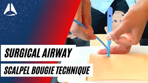Scalpel bougie technique in CICO emergencies | Airway Management - YouTube