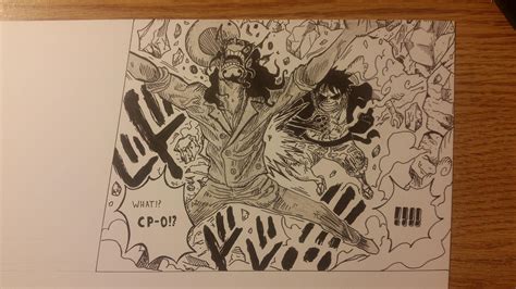 I made the Shanks vs. Kaido manga a few months ago. First panel of my ...