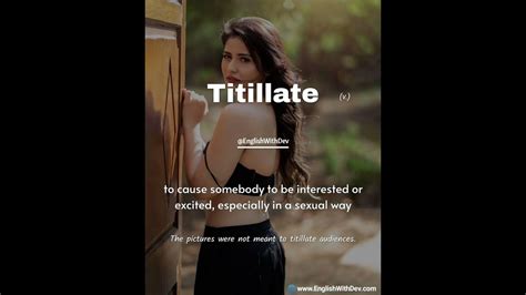 Titillate Definition & Meaning - YouTube