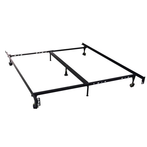 Homegear Heavy Duty 7 Leg Adjustable Metal Platform Bed Frame -Queen ...