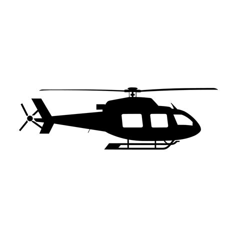 A Helicopter Silhouette vector free 35062069 Vector Art at Vecteezy