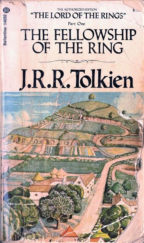 The Fellowship of the Ring by J.R.R. Tolkien. Ballantine Books, from the 1974 boxset. Cover ...