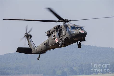 Uh-60a Black Hawk Medevac Helicopter Photograph by Timm Ziegenthaler ...