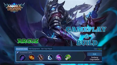 ARGUS GAMEPLAY & BUILD by melon || MLBB || S15 - YouTube