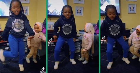 Adorable TikTok Video Shows Little Sister Mimicking Big Sister's Dance Moves, Wins Over SA Fans ...