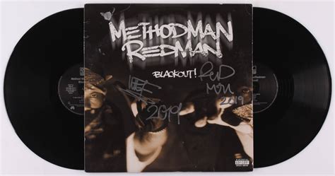 Method Man & Redman Signed "Blackout!" Vinyl Record Album Cover ...