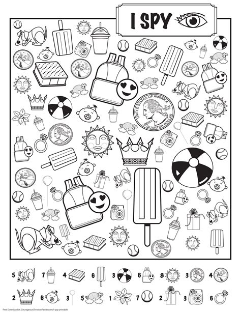 Printable I Spy