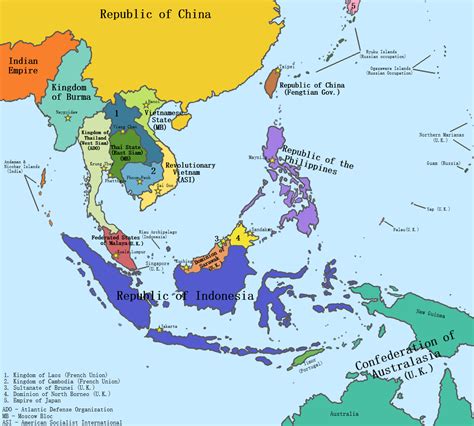 East Asia Political Map