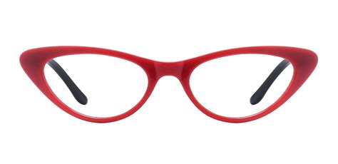 Sassy Cat-Eye Prescription Glasses - Red | Women's Eyeglasses | Payne Glasses