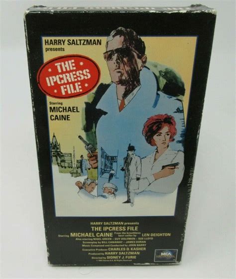 THE IPCRESS FILE VHS VIDEO MOVIE, MICHAEL CAINE, NIGEL GREEN, GUY ...