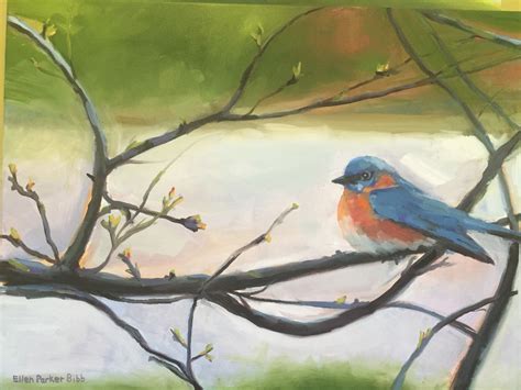 Bluebird by Ellen Parker Bibb Bibb, Ellen, Blue Bird, Parker, Paintings, Beautiful, Art, Art ...