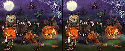 English Honori Garcia: Halloween: Spot the Differences