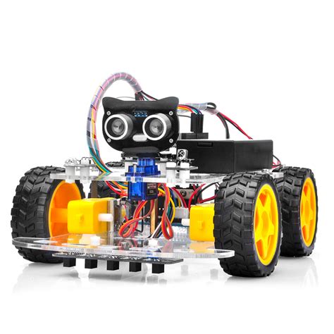 Elektronisches Spielzeug Roboter Spielzeug OSOYOO Robot Car Starter Kit for Arduino UNO R3 IOT ...