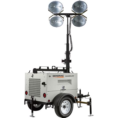 Generac Magnum MLT4060K Mobile Portable Light Tower — 6000 Watts ...