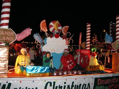 Our "Candy Land" Christmas Parade of Lights float | Christmas parade ...