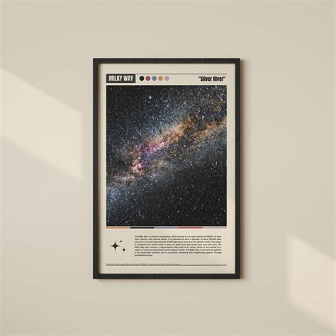 Milky Way Poster Milky Way Print Milky Way Wall Art Milky Way Decor ...