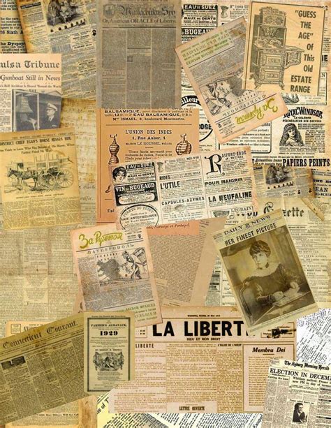 Vintage Newspaper Wallpapers - Top Free Vintage Newspaper Backgrounds - WallpaperAccess