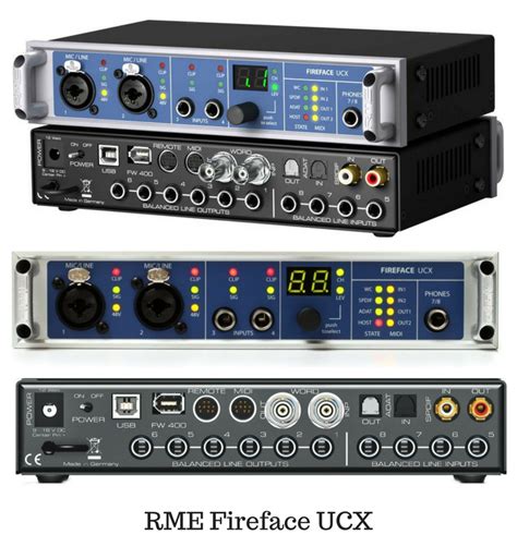 The RME Fireface UCX is a great audio interface if you're looking for a ...