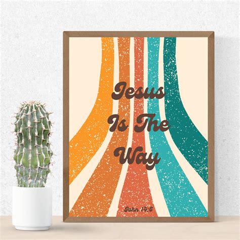 Jesus is the Way Jesus Printable spiritual Poster Faith - Etsy