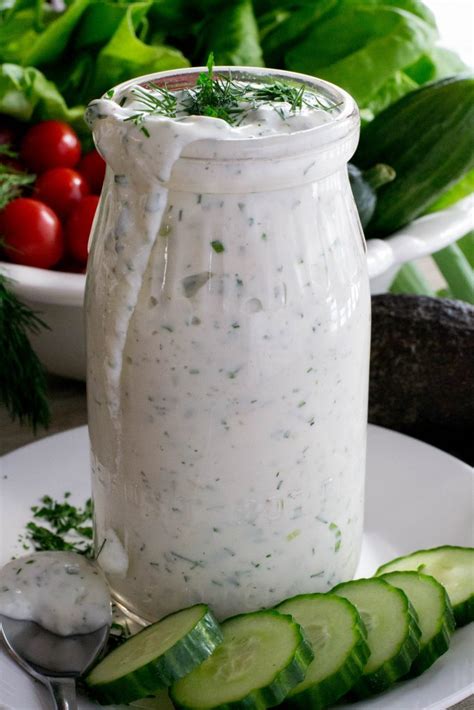 Fresh Homemade Buttermilk Ranch Dressing - What the Forks for Dinner?