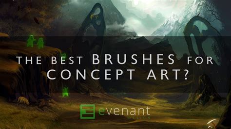 The Best Brushes For Concept Art? - Concept Art Basics - Digital Painting - YouTube
