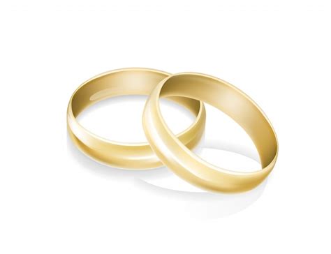 Free Vector | Gold wedding rings