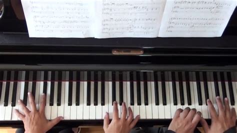 Stravinsky - Berceuse and Finale from Firebird Suite - Piano 4 hands - YouTube