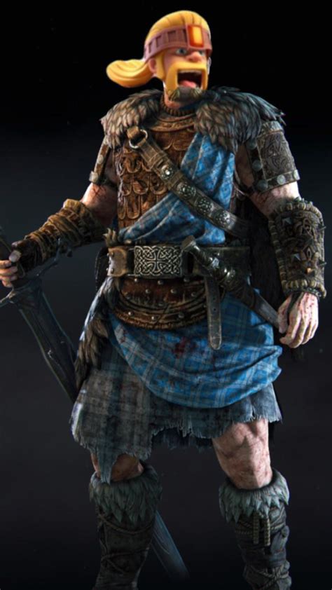 How all you stinking Highlander mains look. : r/forhonor