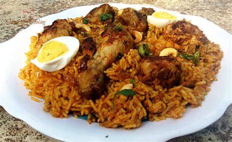 Chicken Kabsa - Rice mixed with Spices and Meat