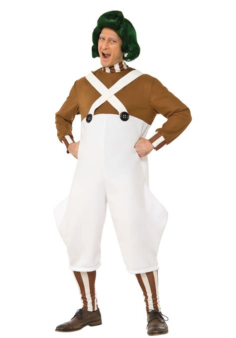 Men's Deluxe Oompa Loompa Costume | Willy Wonka Costumes