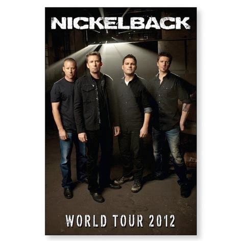 Nickelback Band Photo Tour Poster