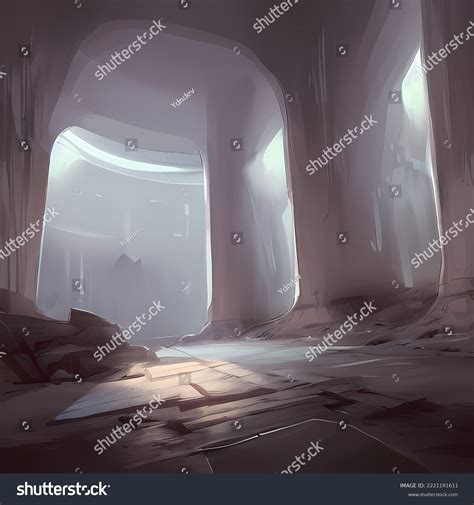 Sci Fi Room Concept Art Idea Stock Illustration 2221191611 | Shutterstock