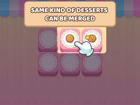 🕹️ Play Merge Cakes Game: Relaxing Free Online Pastry Merging Idle Video Game for Kids & Adults