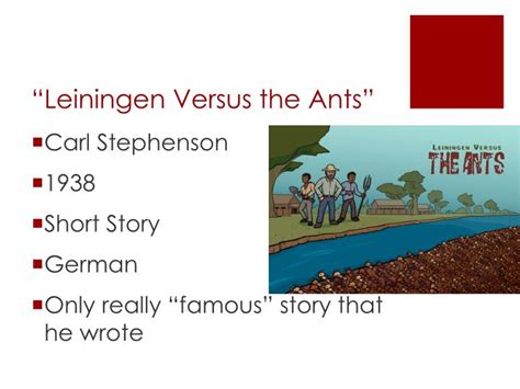 PPT - Leiningen Versus the Ants PowerPoint Presentation - ID:6912468