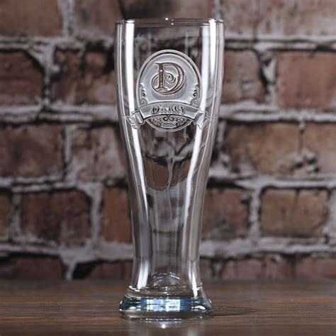 Pilsner Beer Glass Custom Engraved Personalized Barware - Etsy