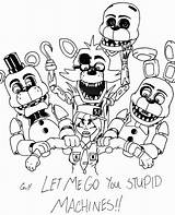 Printable Five Nights At Freddys Coloring Pages sketch template