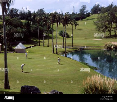 Bermuda Southampton Princess golf course Stock Photo - Alamy