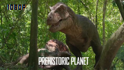 Prehistoric planet - T rex eating triceratops - YouTube