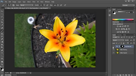 Photoshop CS6 Selective Colorization using Adjustment Layers and Masks - YouTube