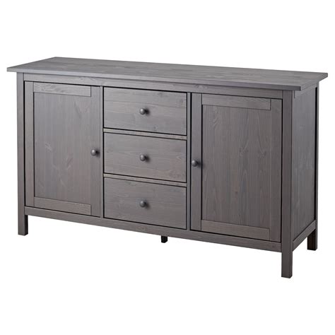 HEMNES Sideboard, gray dark gray stained, 61 3/4x34 5/8" - IKEA