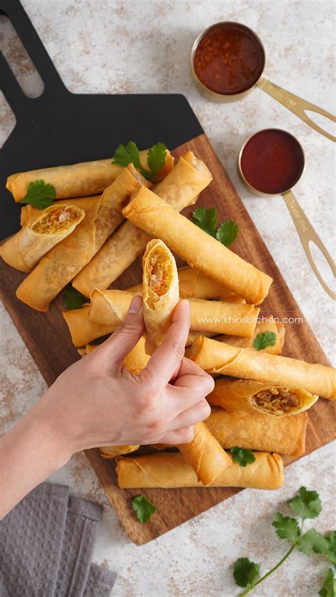 Thai Spring Rolls | Khinskitchen Easy Homemade Spring Rolls Recipe